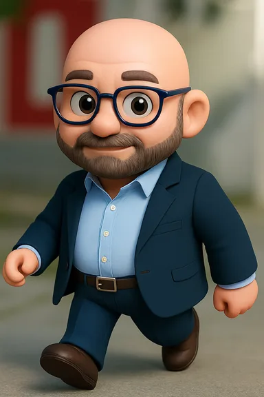 Il·lustració de Marc, consultor en màrqueting digital, experiència de client i digitalització